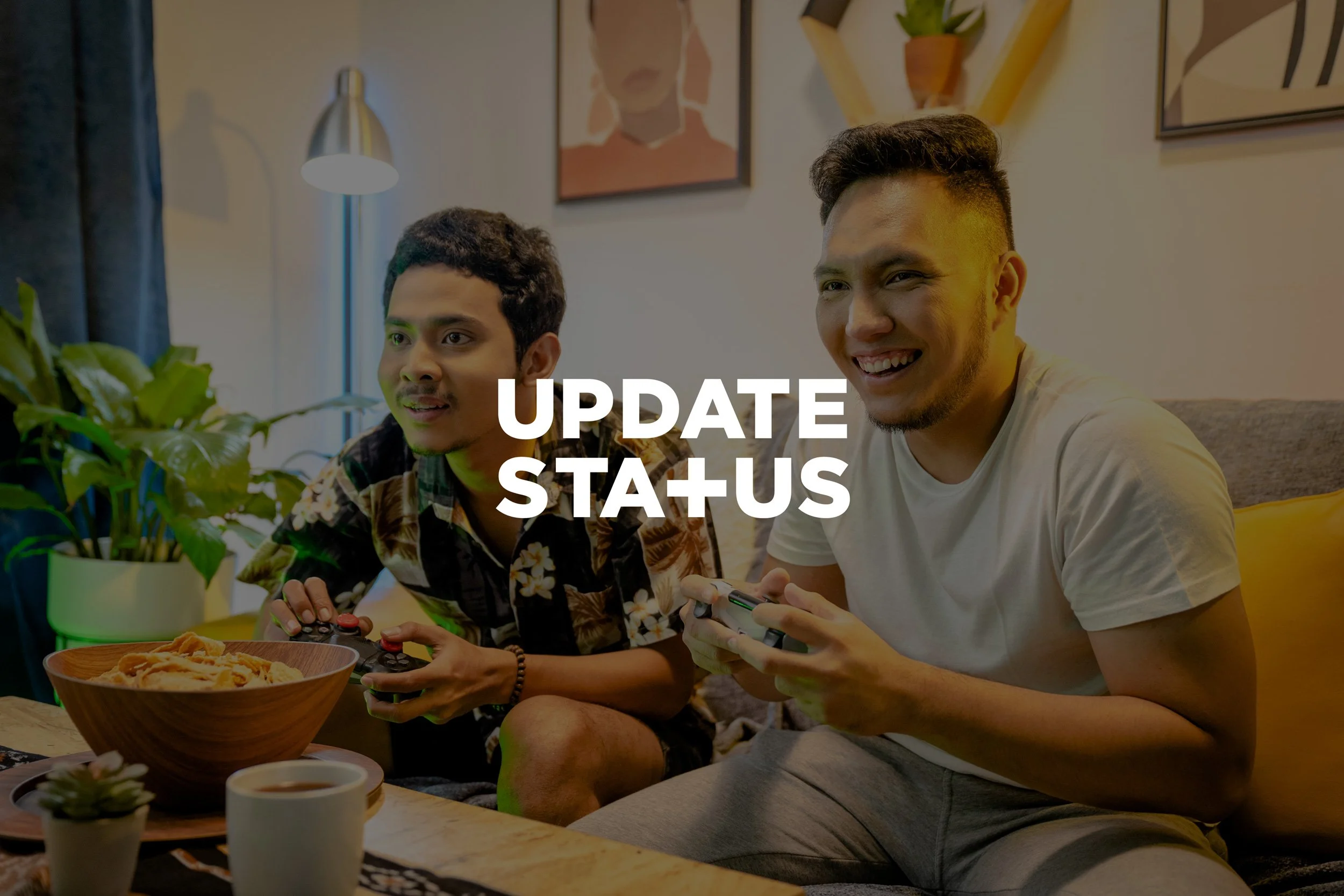 Update Status Brand Identity — hero image
